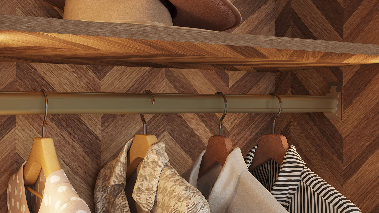 ארון פתיחה דגם יהלום – 6 דלתות זכוכית גוון שחור כולל תאורה ו 3 מגירות מתנה